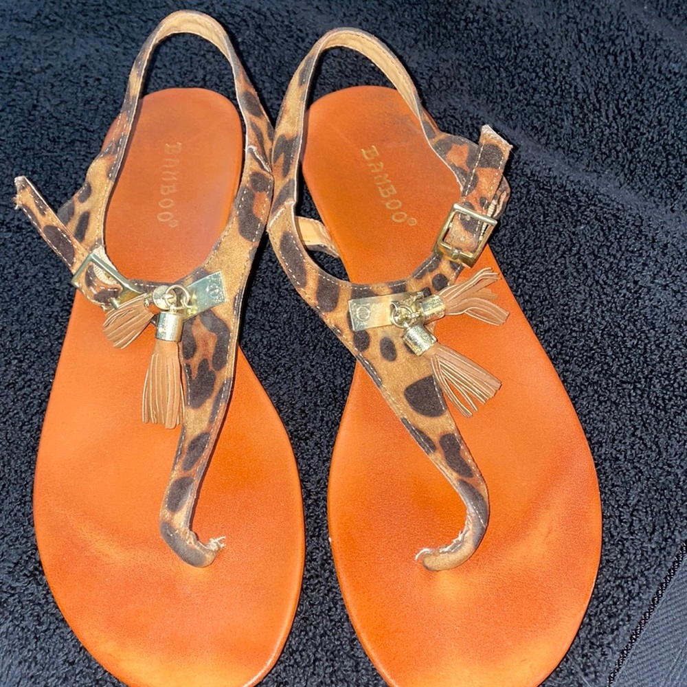 Cheetah sandals